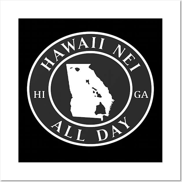 Roots Hawaii and Georgia by Hawaii Nei All Day Wall Art by hawaiineiallday